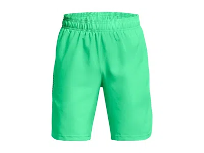 Under Armour Tech Woven Workmark Shorts Boy's Clothing Vapor Green/black : Xl (18-20 Big Kid), Polyester