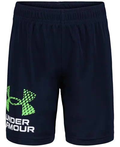 Under Armour Kids' Toddler & Little Boys Tech Logo Shorts In Midnight Navy