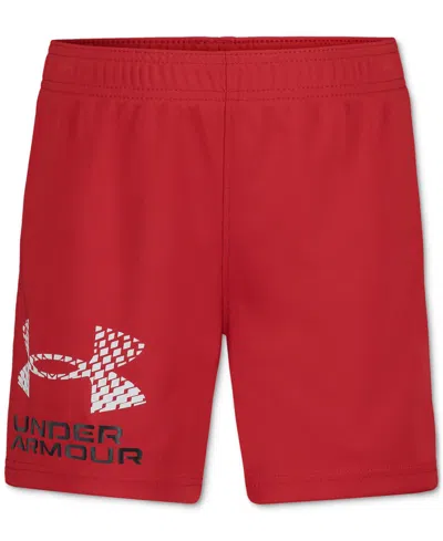 Under Armour Kids' Toddler & Little Boys Tech Logo Shorts In Red