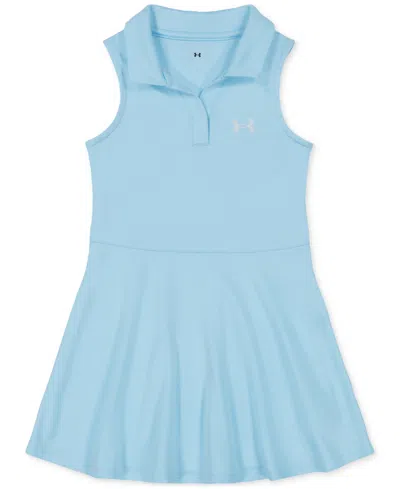 Under Armour Kids' Toddler & Little Girls Pique Polo Dress In Stream