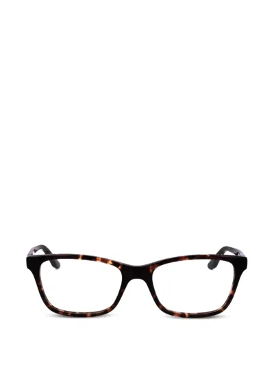 Under Armour Tortoiseshell-effect Rectangle-frame Glasses In Purple