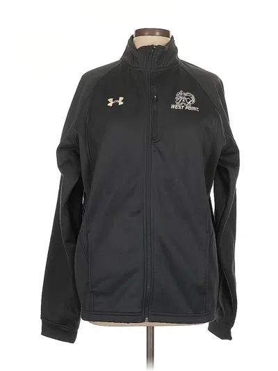 Pre-owned Under Armour Track Jacket In Black