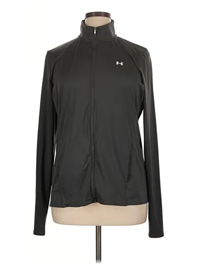 Pre-owned Under Armour Track Jacket In Black
