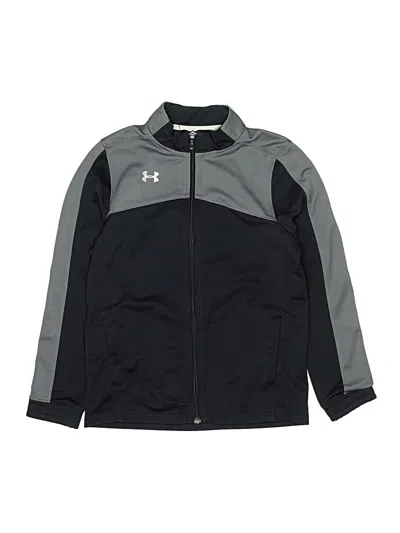 Pre-owned Under Armour Kids' Track Jacket In Black