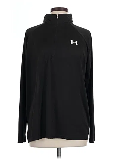 Pre-owned Under Armour Track Jacket In Black