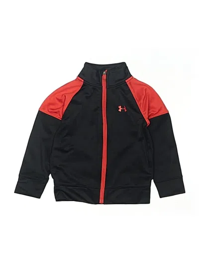 Pre-owned Under Armour Kids' Track Jacket In Black