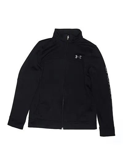 Pre-owned Under Armour Kids' Track Jacket In Black