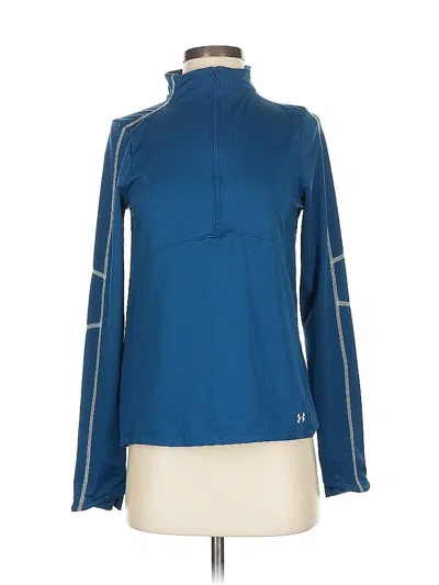 Pre-owned Under Armour Track Jacket In Blue