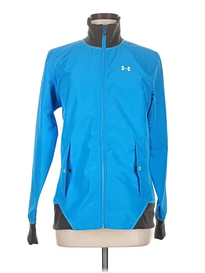 Pre-owned Under Armour Track Jacket In Blue