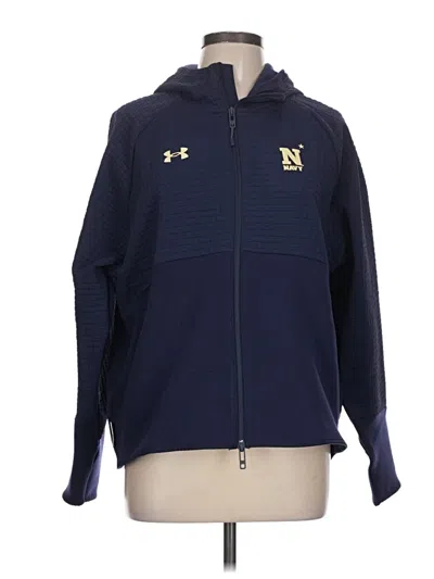 Pre-owned Under Armour Track Jacket In Blue