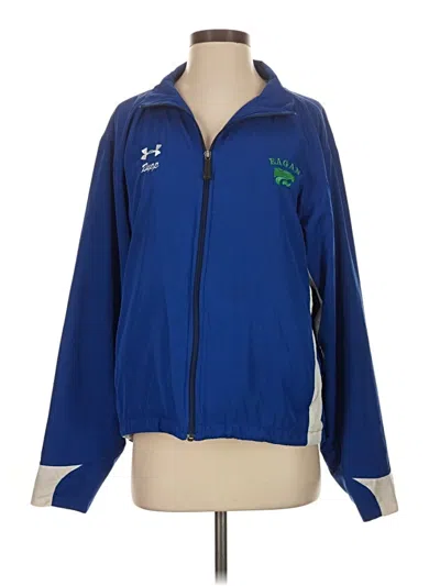 Pre-owned Under Armour Track Jacket In Blue