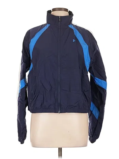 Pre-owned Under Armour Track Jacket In Blue