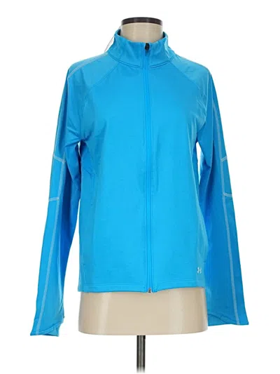Pre-owned Under Armour Track Jacket In Blue