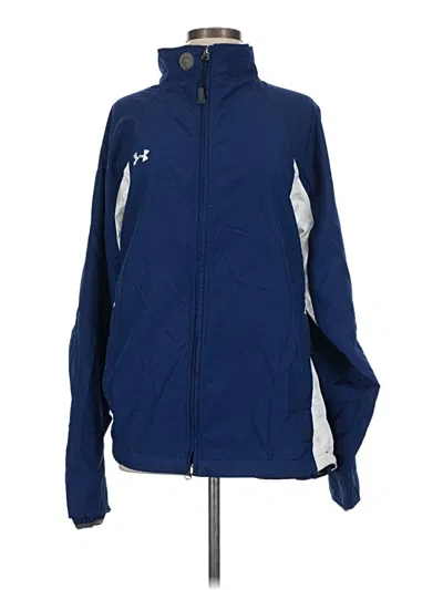 Pre-owned Under Armour Track Jacket In Blue