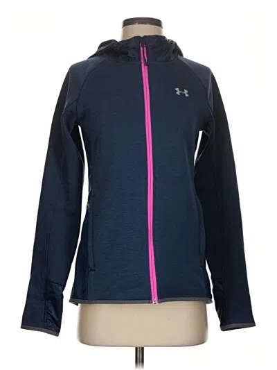 Pre-owned Under Armour Track Jacket In Blue