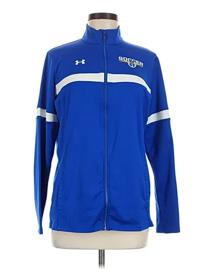 Pre-owned Under Armour Track Jacket In Blue