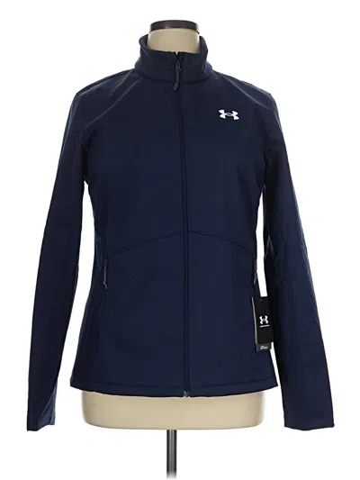 Pre-owned Under Armour Track Jacket In Blue
