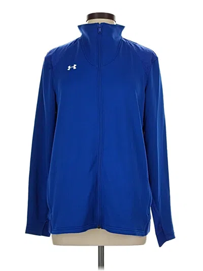 Pre-owned Under Armour Track Jacket In Blue