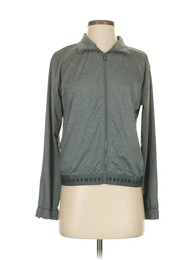 Pre-owned Under Armour Track Jacket In Gray