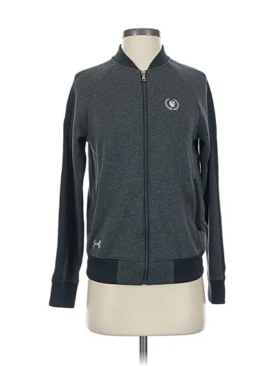 Pre-owned Under Armour Track Jacket In Gray