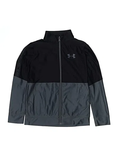 Pre-owned Under Armour Kids' Track Jacket In Gray