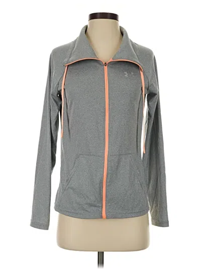 Pre-owned Under Armour Track Jacket In Gray