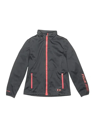Pre-owned Under Armour Kids' Track Jacket In Gray