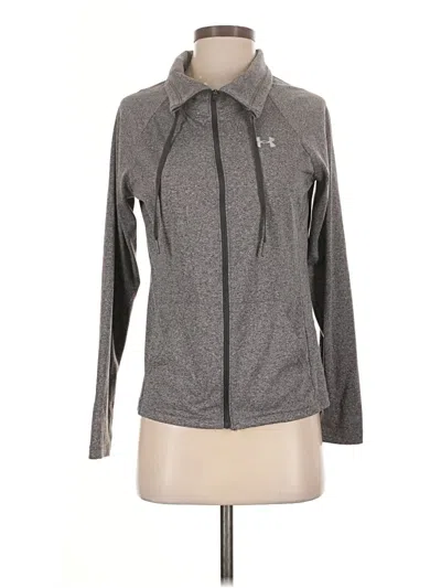 Pre-owned Under Armour Track Jacket In Gray