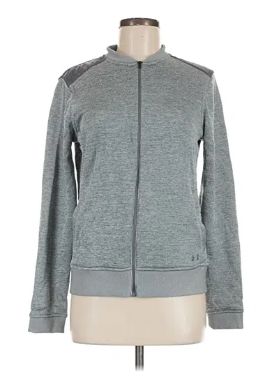 Pre-owned Under Armour Track Jacket In Gray