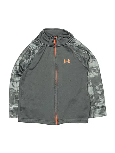 Pre-owned Under Armour Kids' Track Jacket In Gray