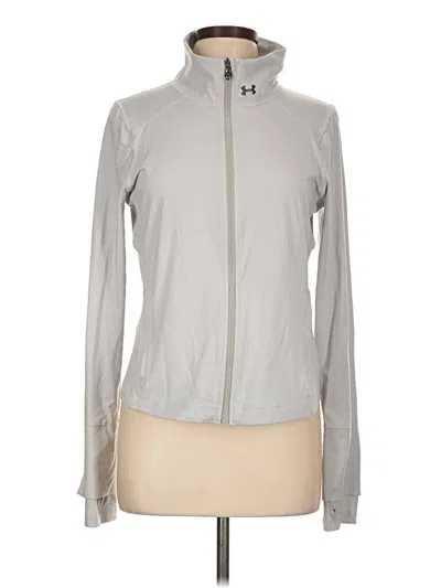Pre-owned Under Armour Track Jacket In Gray