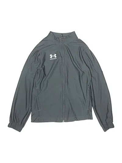 Pre-owned Under Armour Kids' Track Jacket In Gray