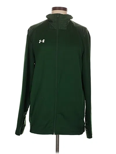 Pre-owned Under Armour Track Jacket In Green