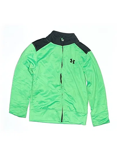 Pre-owned Under Armour Kids' Track Jacket In Green