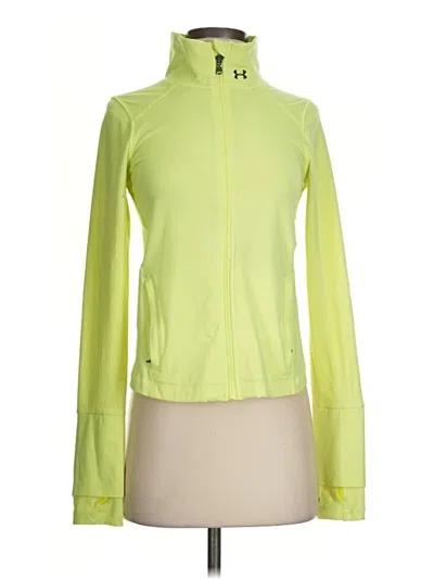 Pre-owned Under Armour Track Jacket In Green