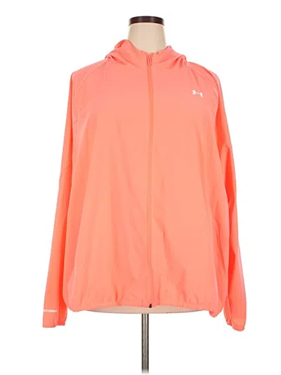 Pre-owned Under Armour Track Jacket In Orange
