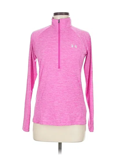 Pre-owned Under Armour Track Jacket In Pink