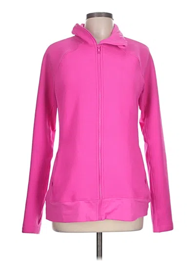 Pre-owned Under Armour Track Jacket In Pink