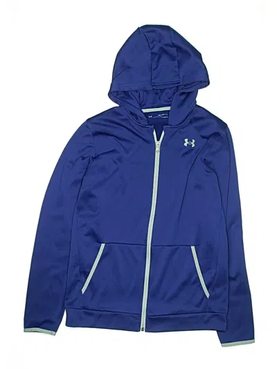 Pre-owned Under Armour Kids' Track Jacket In Purple