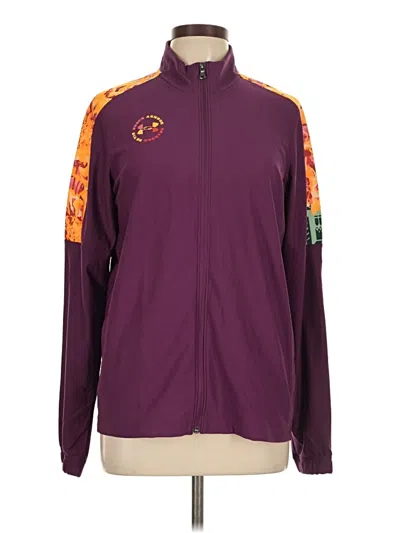 Pre-owned Under Armour Track Jacket In Purple