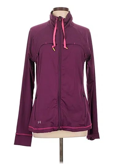 Pre-owned Under Armour Track Jacket In Purple