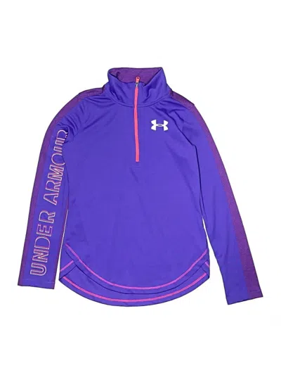 Pre-owned Under Armour Kids' Track Jacket In Purple