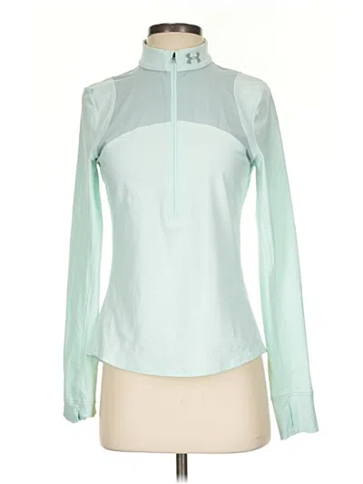 Pre-owned Under Armour Track Jacket In Teal