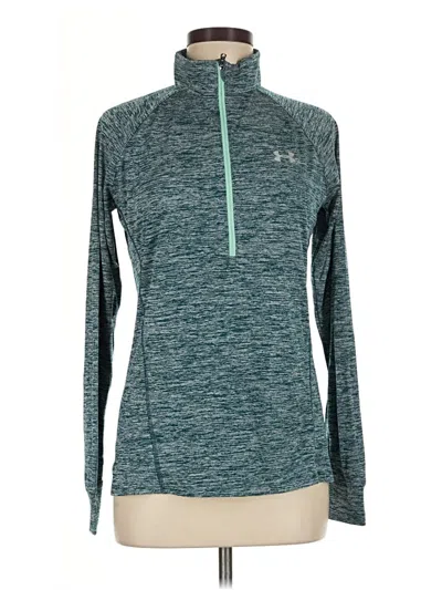 Pre-owned Under Armour Track Jacket In Teal