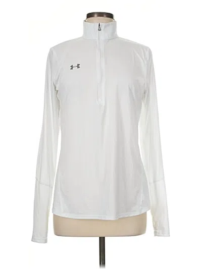 Pre-owned Under Armour Track Jacket In White