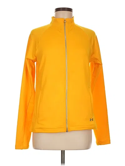 Pre-owned Under Armour Track Jacket In Yellow