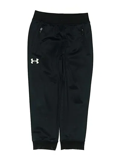 Pre-owned Under Armour Kids' Track Pants In Black