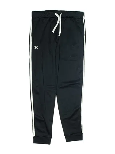 Pre-owned Under Armour Kids' Track Pants In Black