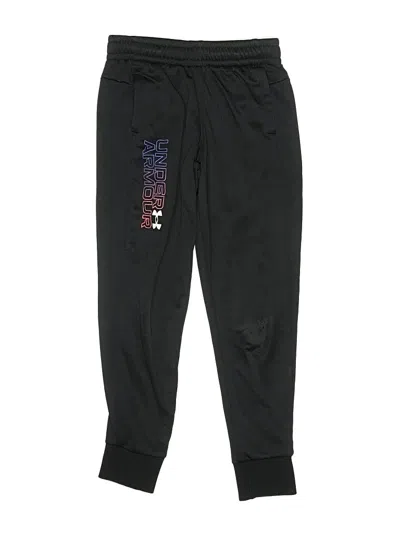 Pre-owned Under Armour Kids' Track Pants In Black