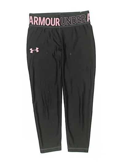 Pre-owned Under Armour Kids' Track Pants In Black